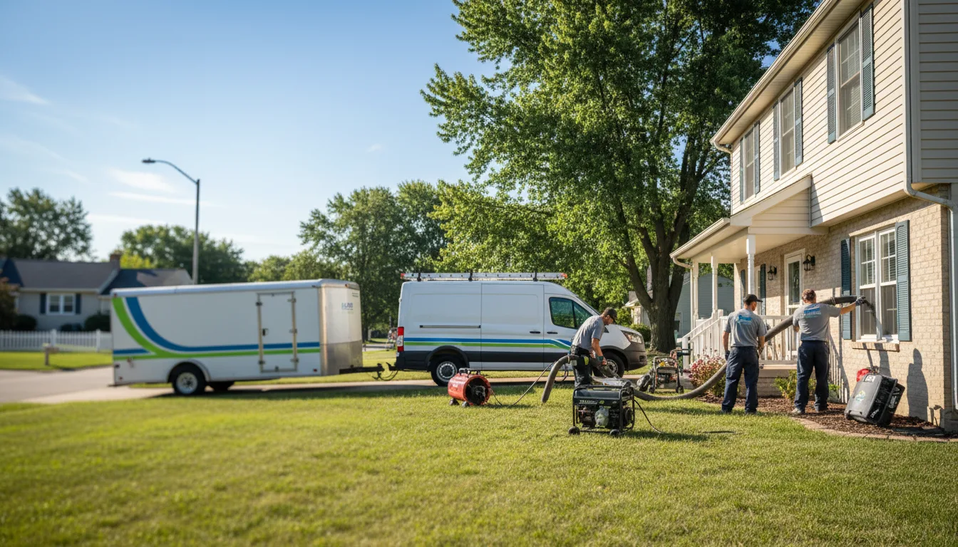 Flooded Basement Restoration And Cleanup With Repair in Rome, OH near me
